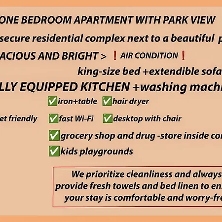 Charming,lovely And With Park View * Chisináu